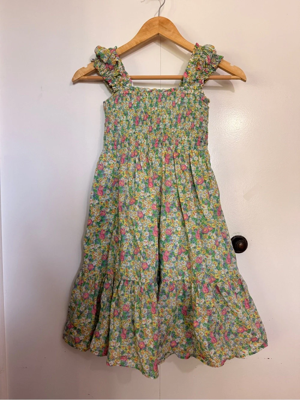 Smocked Floral midi Sundress for Girls - GAP Kids